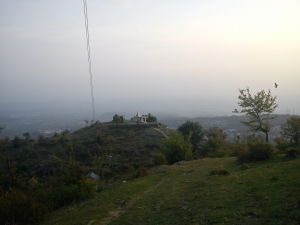 temple overlooking Indrunag